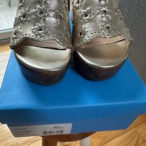 Jack Rogers Platinum Rory Platform Sandals